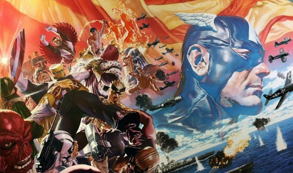 captain america #1 cover by alex ross