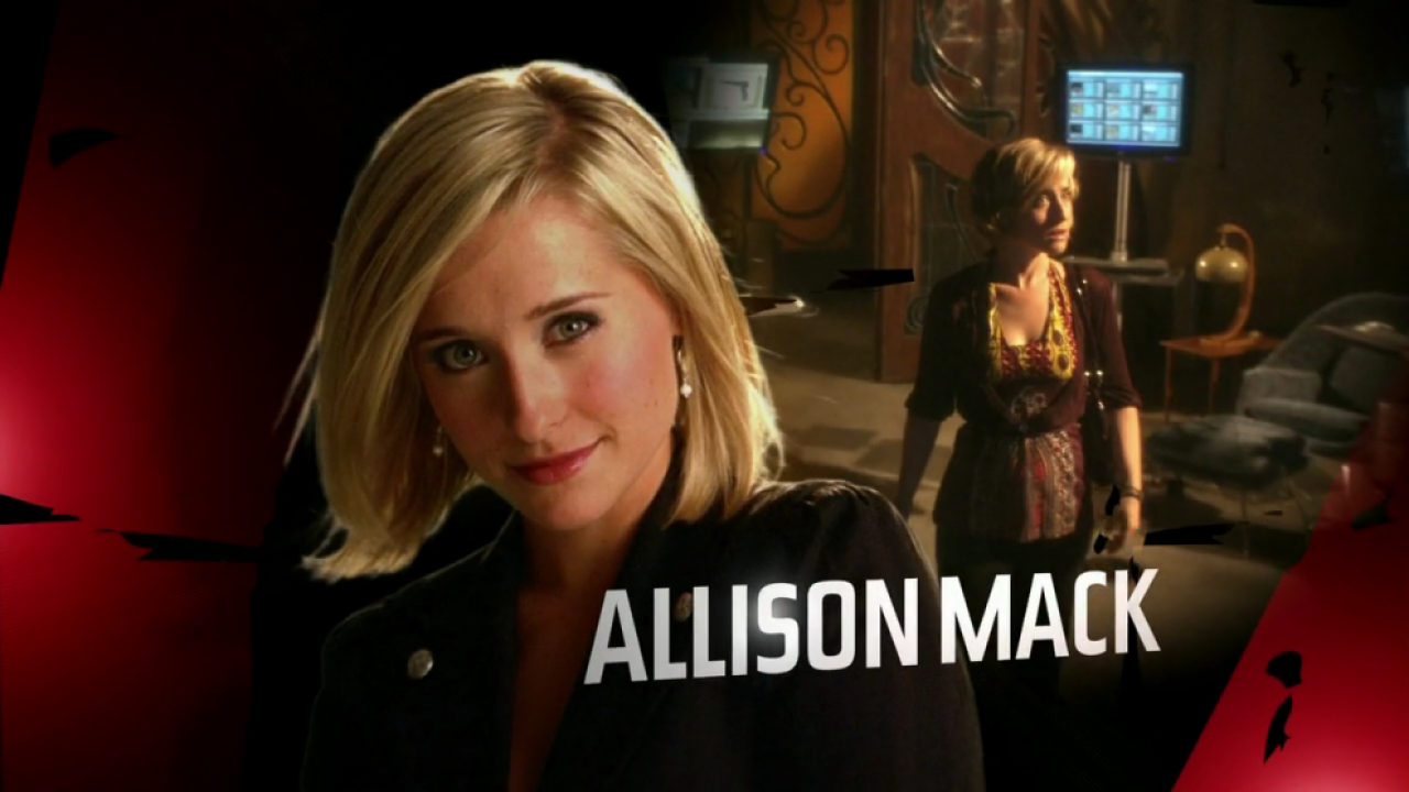 Allison Mack, best known for playing Chloe Sullivan on the 10-year Superman...
