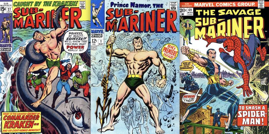 The Savage Sub-Mariner #66 Comic Book Cover 2" X 3" Fridge Magnet. 