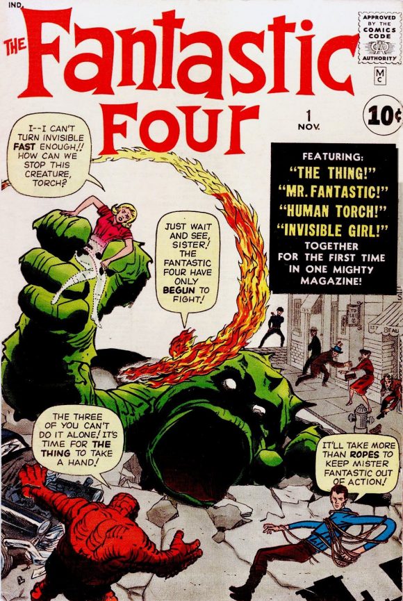 The Fantastic Four first comic book cover and read free