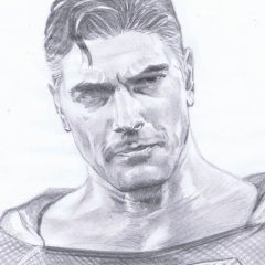 Dig ALEX ROSS’ Sketch of BRANDON ROUTH as KINGDOM COME SUPERMAN