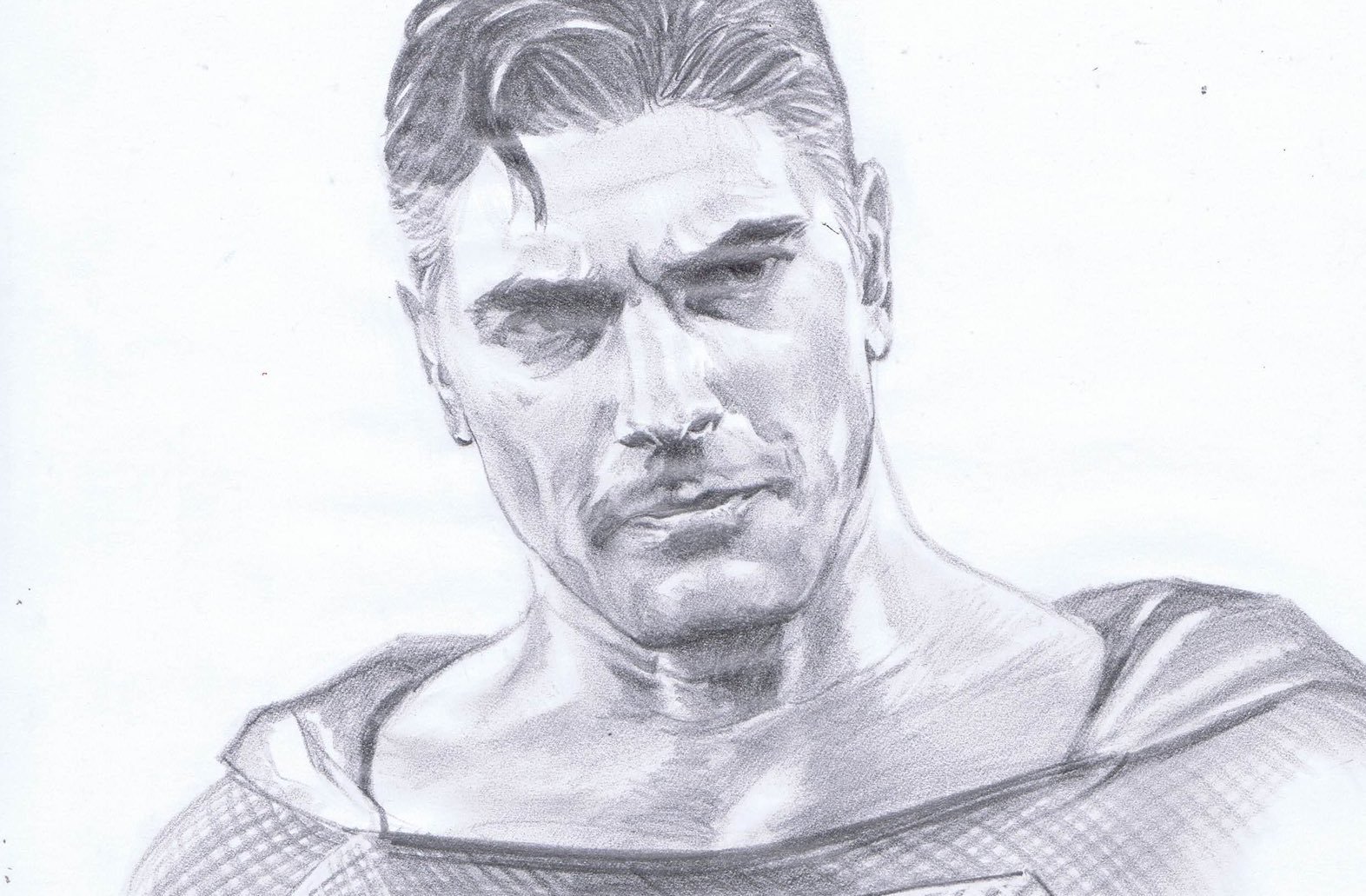 Dig ALEX ROSS' Sketch of BRANDON ROUTH as KINGDOM COME SUPERMAN | 13th  Dimension, Comics, Creators, Culture