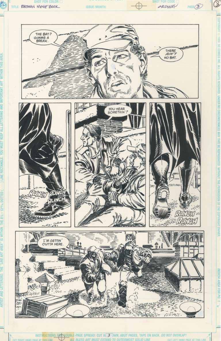 Dig This UP-CLOSE LOOK at JERRY ORDWAY’s Original BATMAN ’89 Art | 13th ...