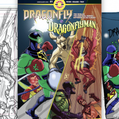 JAMAL IGLE on Creating the Cover For DRAGONFLY & DRAGONFLYMAN #1