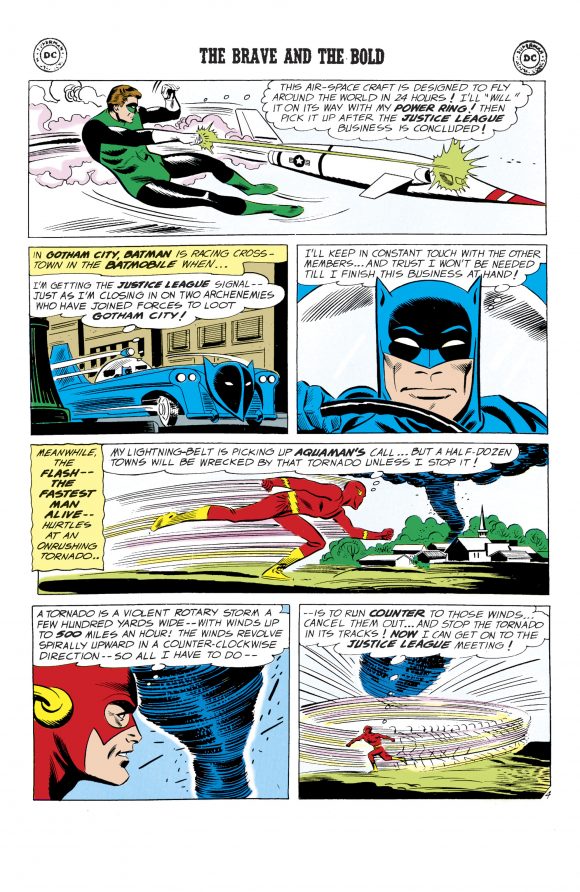 2nd appearance of the Justice League of America JLA in Brave and the Bold  #29 from 1959, in Jordan Joanou's z02 First Appearance GRAIL 1st Appearance  pages Comic Art Gallery Room