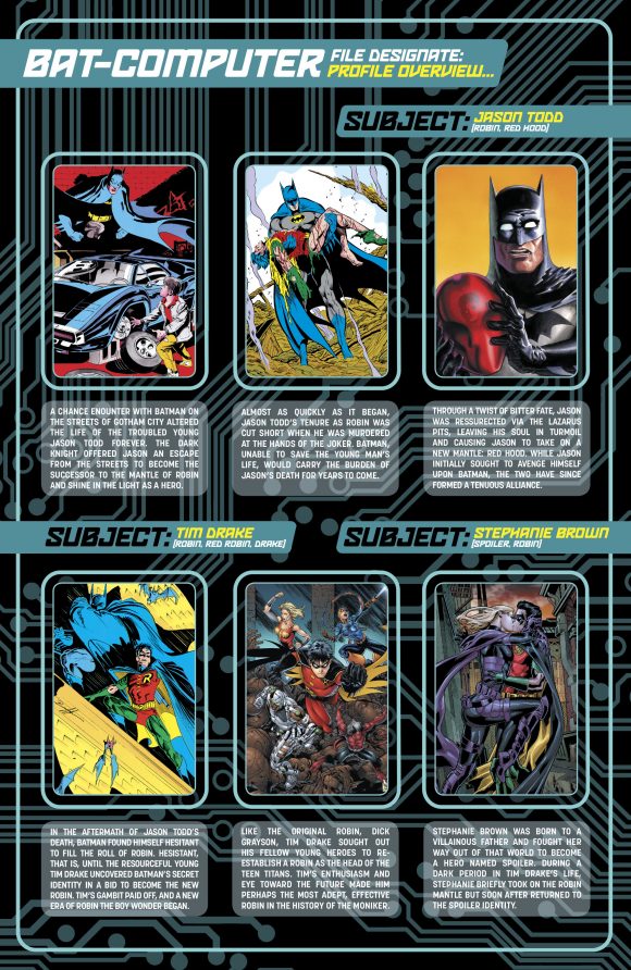 INSIDE LOOK at DC’s New BATCOMPUTER Files on the ROBINS | 13th ...