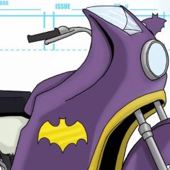 BATMAN ’66 MEETS GODZILLA: Dig the Groovy New BATGIRL CYCLE
