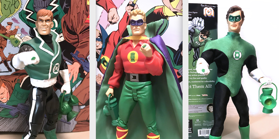 DC Direct Green Lantern Truppen W/ 4 Köpfe 13 " Luxus Sammler Figur 1/6 Maßstab 