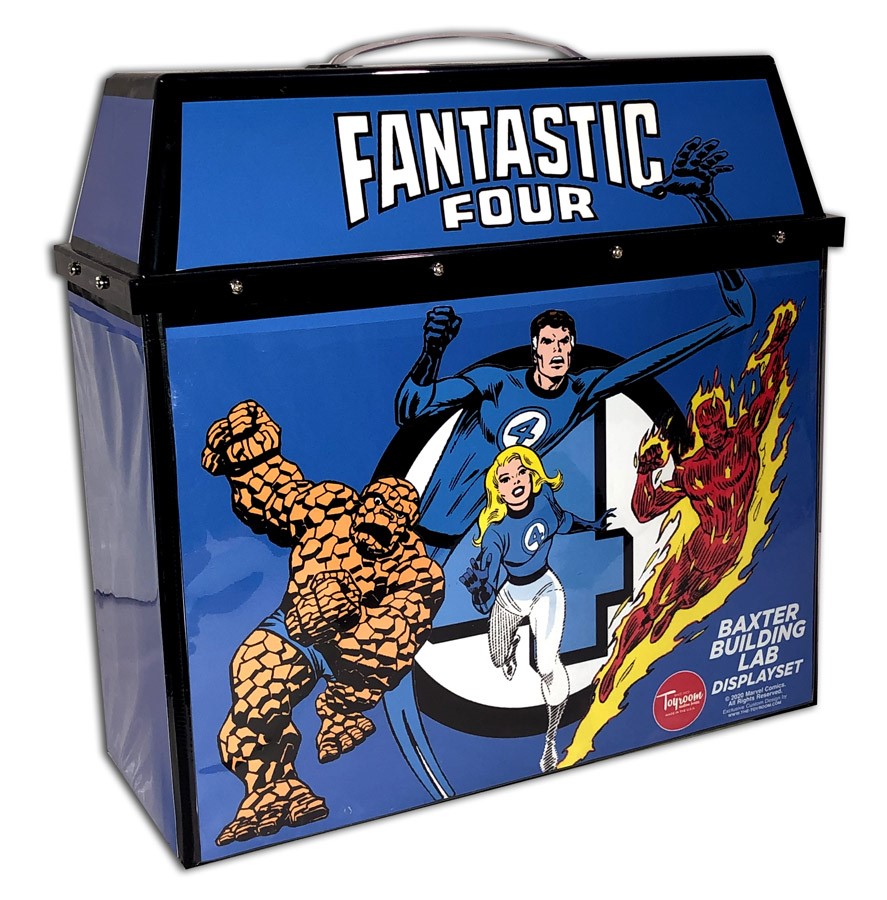Mego Human Torch WGSH 2x3" fridge/locker magnet box art Fantastic Four 