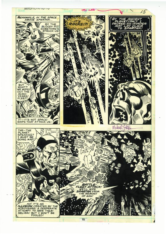 13 Gorgeous Original MICRONAUTS Pages: A MICHAEL GOLDEN Birthday Salute ...