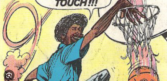 DR. J, RICK BARRY, JACK DAVIS and the Classic 1970s Spalding Comics Ad