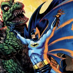 Dig This Gleeful Illustration of BATMAN ’66 VS. GODZILLA