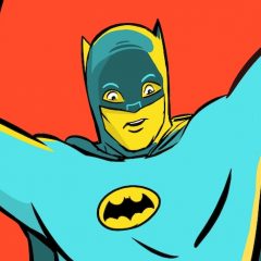 BATMAN MEETS GODZILLA: Dig the Creators’ Far Out Bat-Anniversary Salute