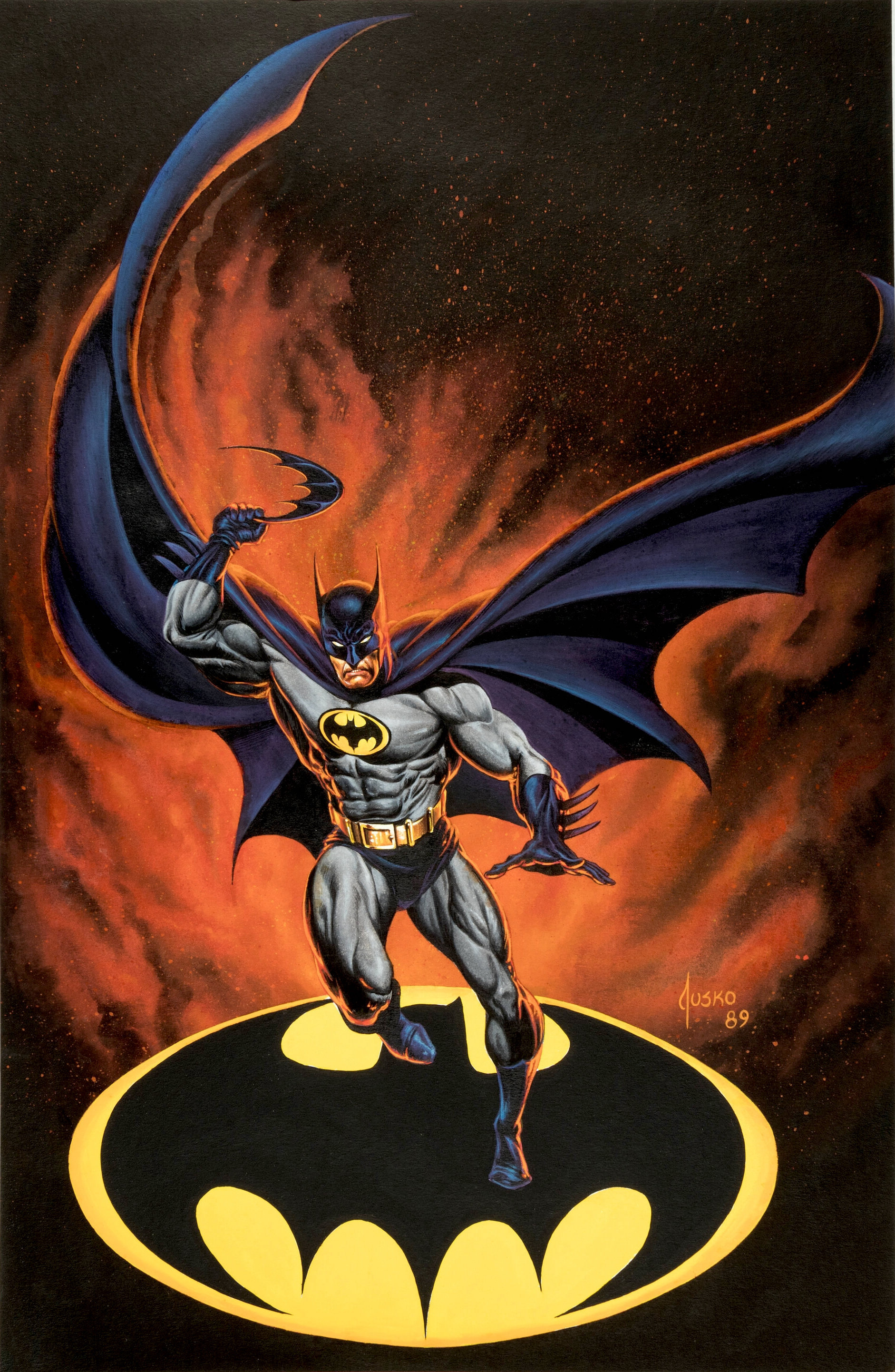 JOE JUSKO’s Magnificent BATMAN Portrait – and Why He Forgot About It ...