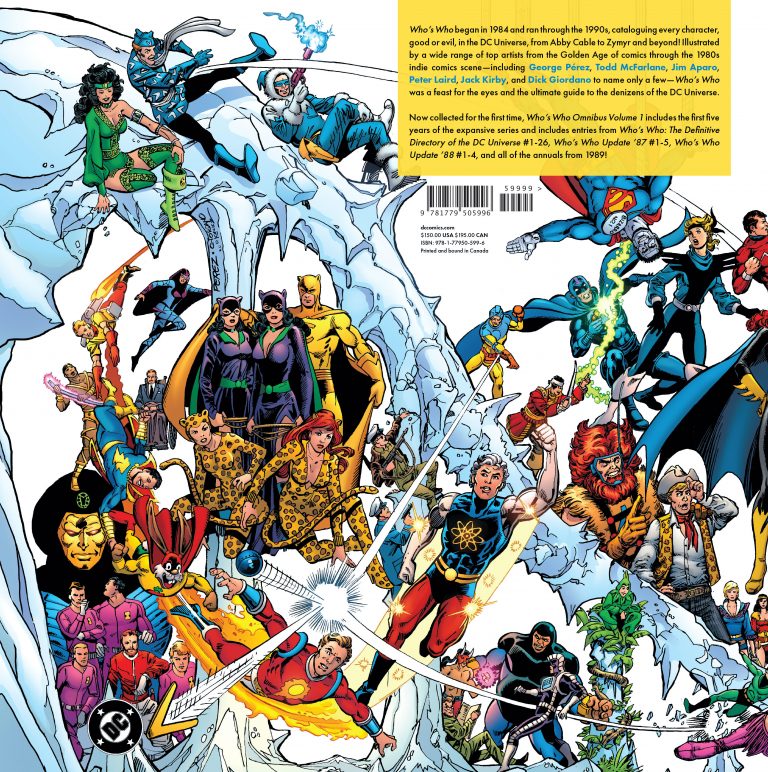 Dig The Magnificent Cover For Dc’s Who’s Who Omnibus Vol. 1 