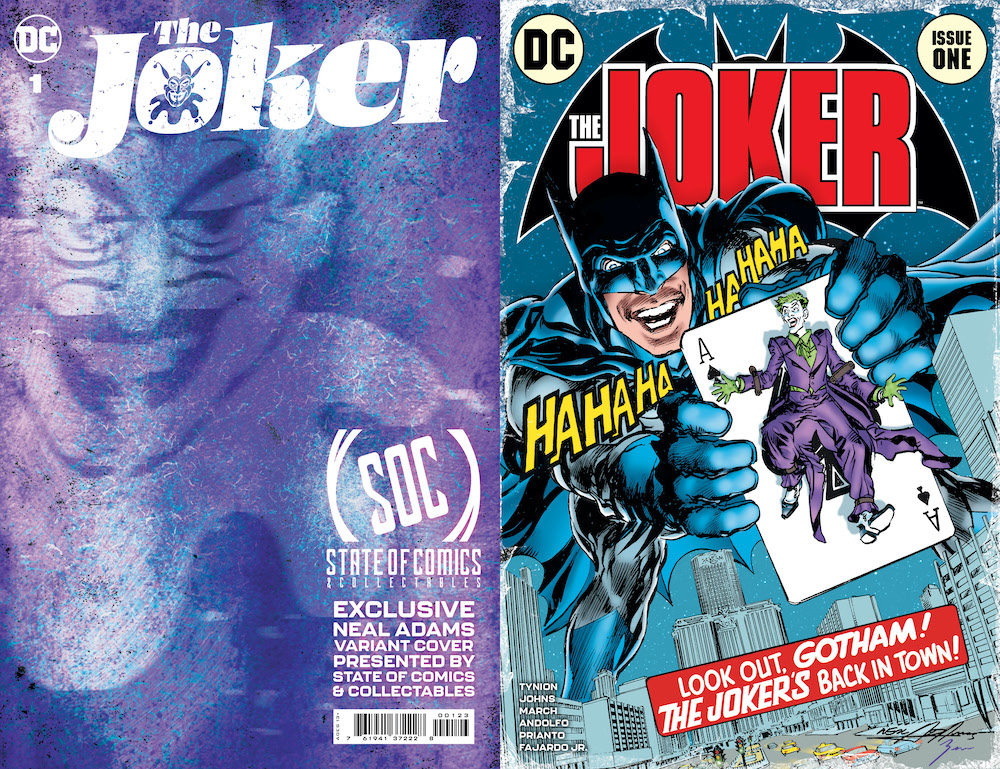 Dig NEAL ADAMS’ BATMAN #227-Inspired Variant Cover for THE JOKER #2