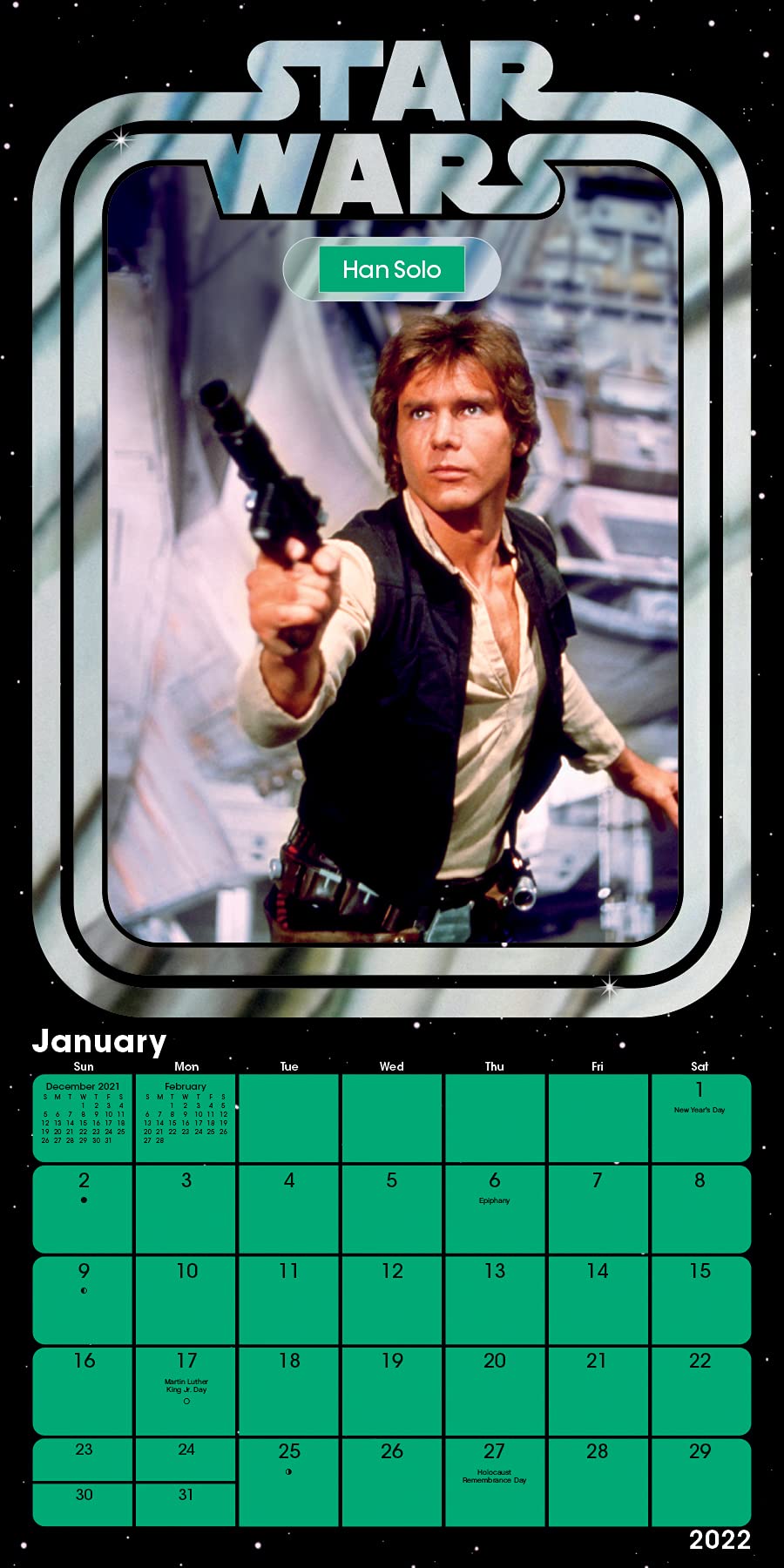 The Official Star Wars Classic Square Calendar 2022 