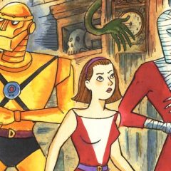 13 GREAT ILLUSTRATIONS: Richard Sala’s Funky Pop-Culture Tributes