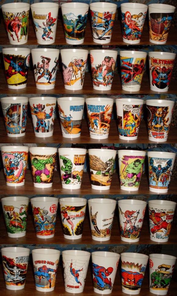 Dig These 13 Groovy MARVEL and DC SLURPEE CUP COLLECTIONS | 13th ...