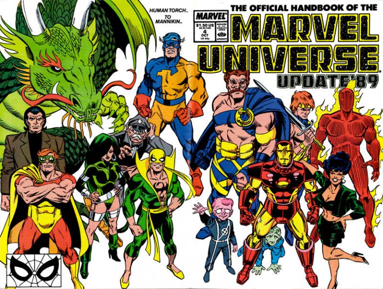 OFFICIAL HANDBOOK OF THE MARVEL UNIVERSE Update ’89 Omnibus Set for ...