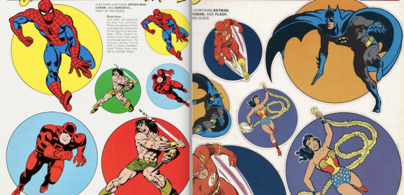 The Bronze Age Glory of SUPERHERO STICK-ONS