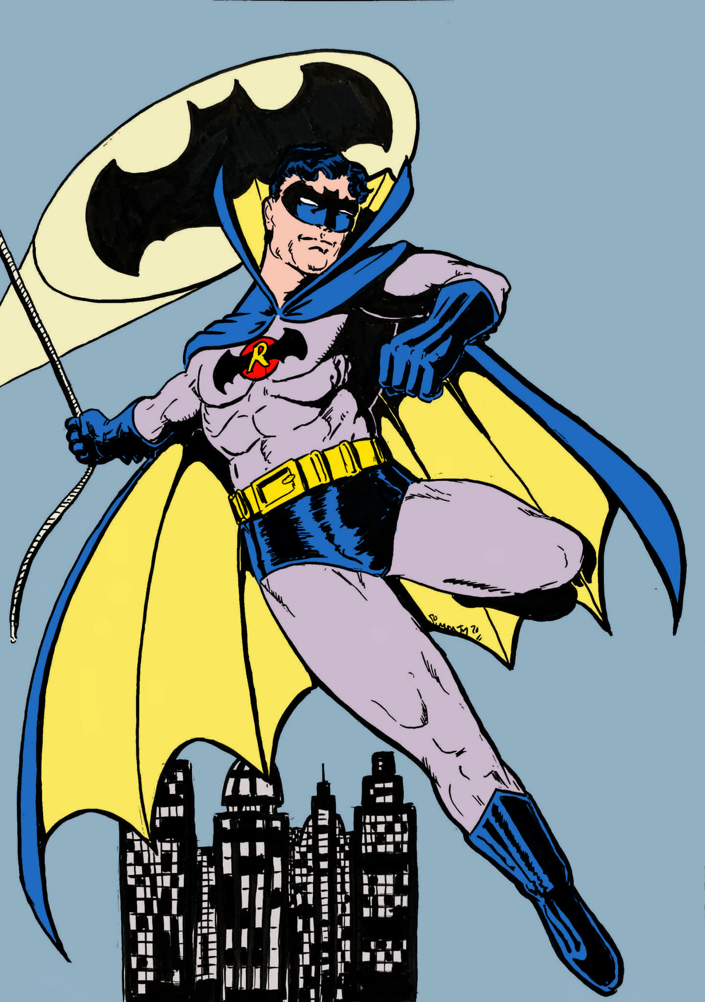 13 GREAT ILLUSTRATIONS: The Groovy Glory of EARTH-TWO ROBIN | 13th ...