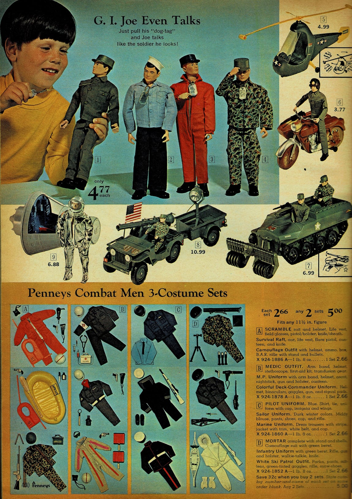 Dig These 13 Groovy Classic G.I. JOE Catalogue Pages 13th Dimension