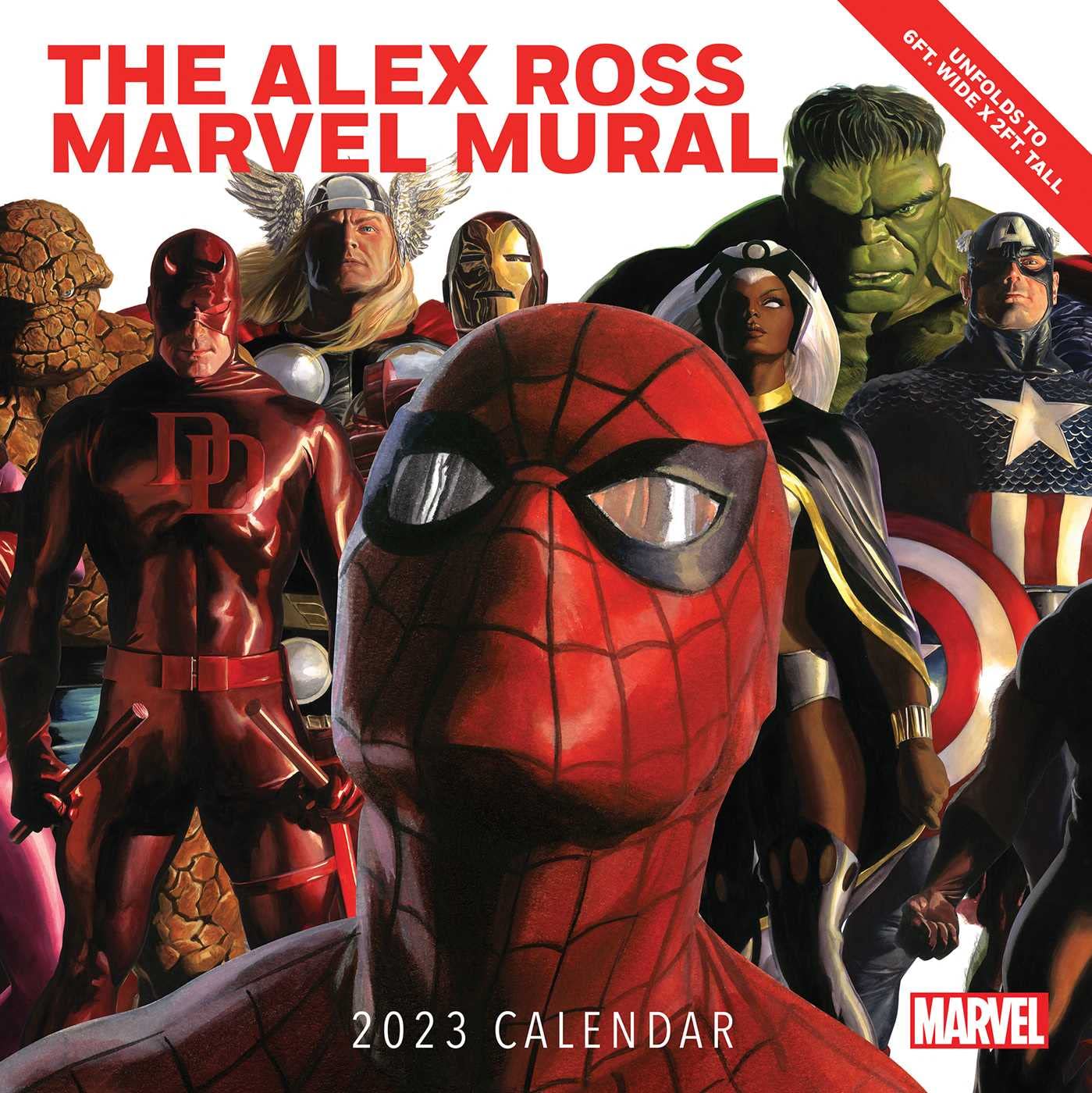 ALEX ROSS’ Massive MARVEL MURAL to Be Released As Enormous Calendar