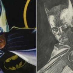 Dig DREW STRUZAN’s Gorgeous Preliminary Sketch for His Famed 1977 BATMAN Poster