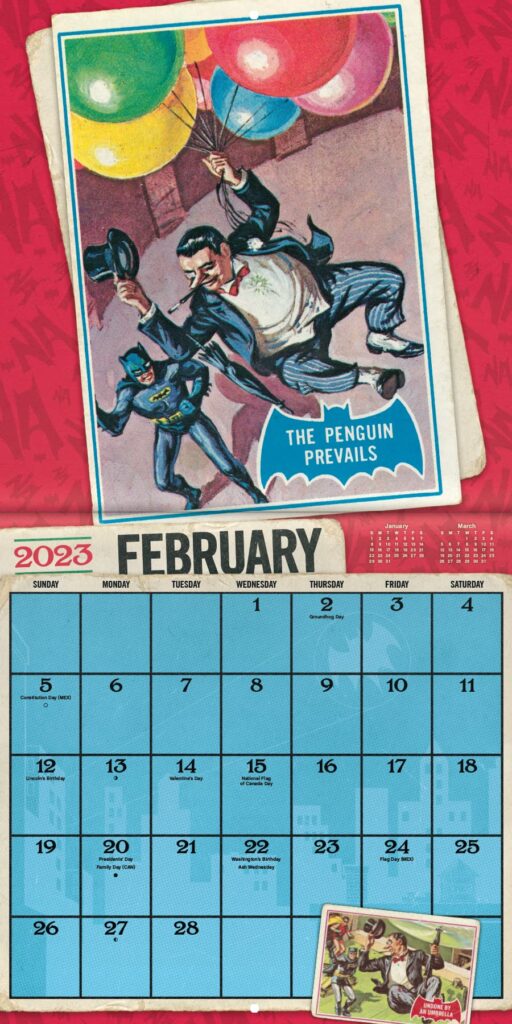 SNEAK PEEK Dig This Classic BATMAN CALENDAR BOXED SET Coming in 2023