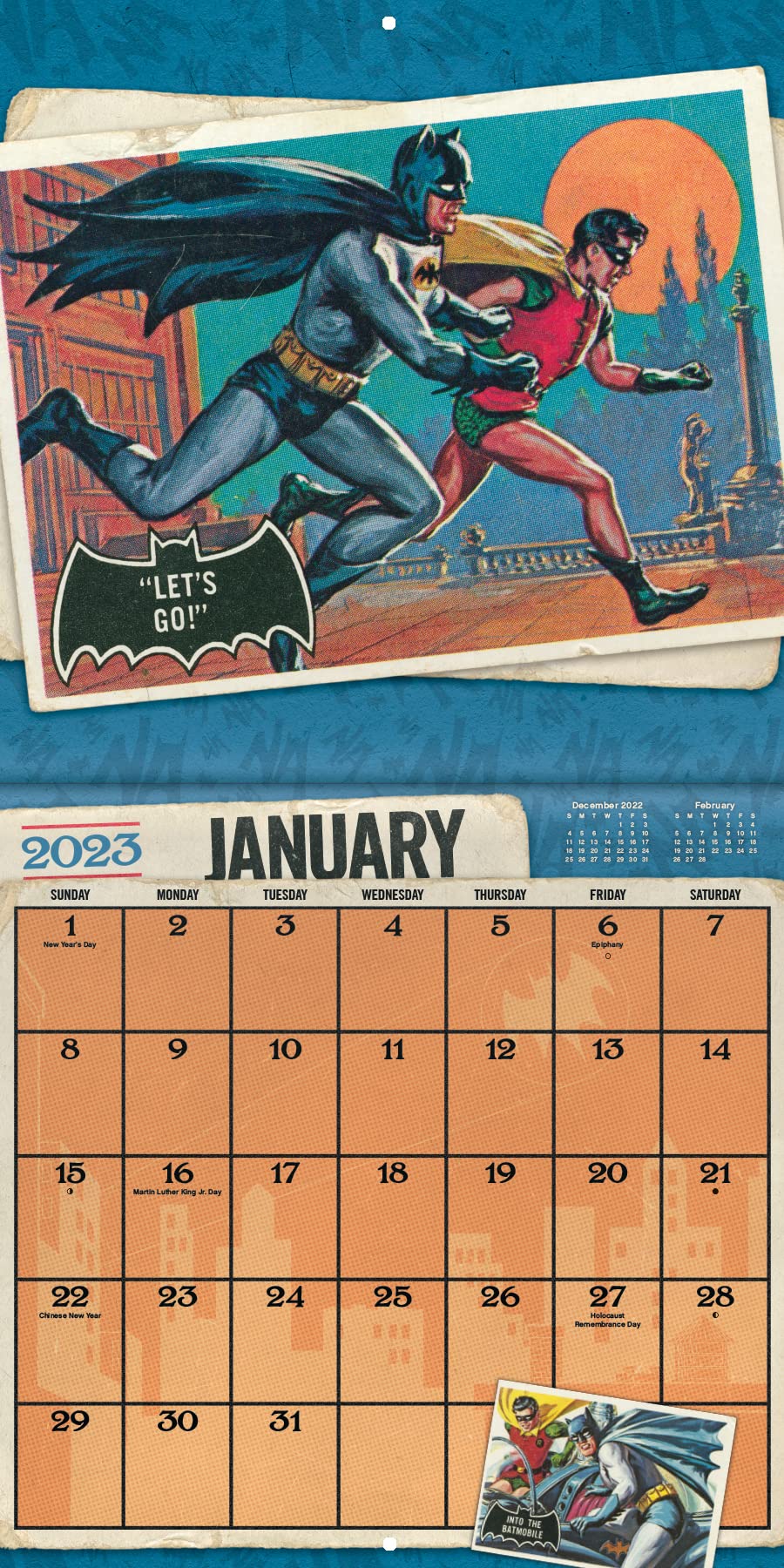 SNEAK PEEK Dig This Classic BATMAN CALENDAR BOXED SET Coming In 2023 
