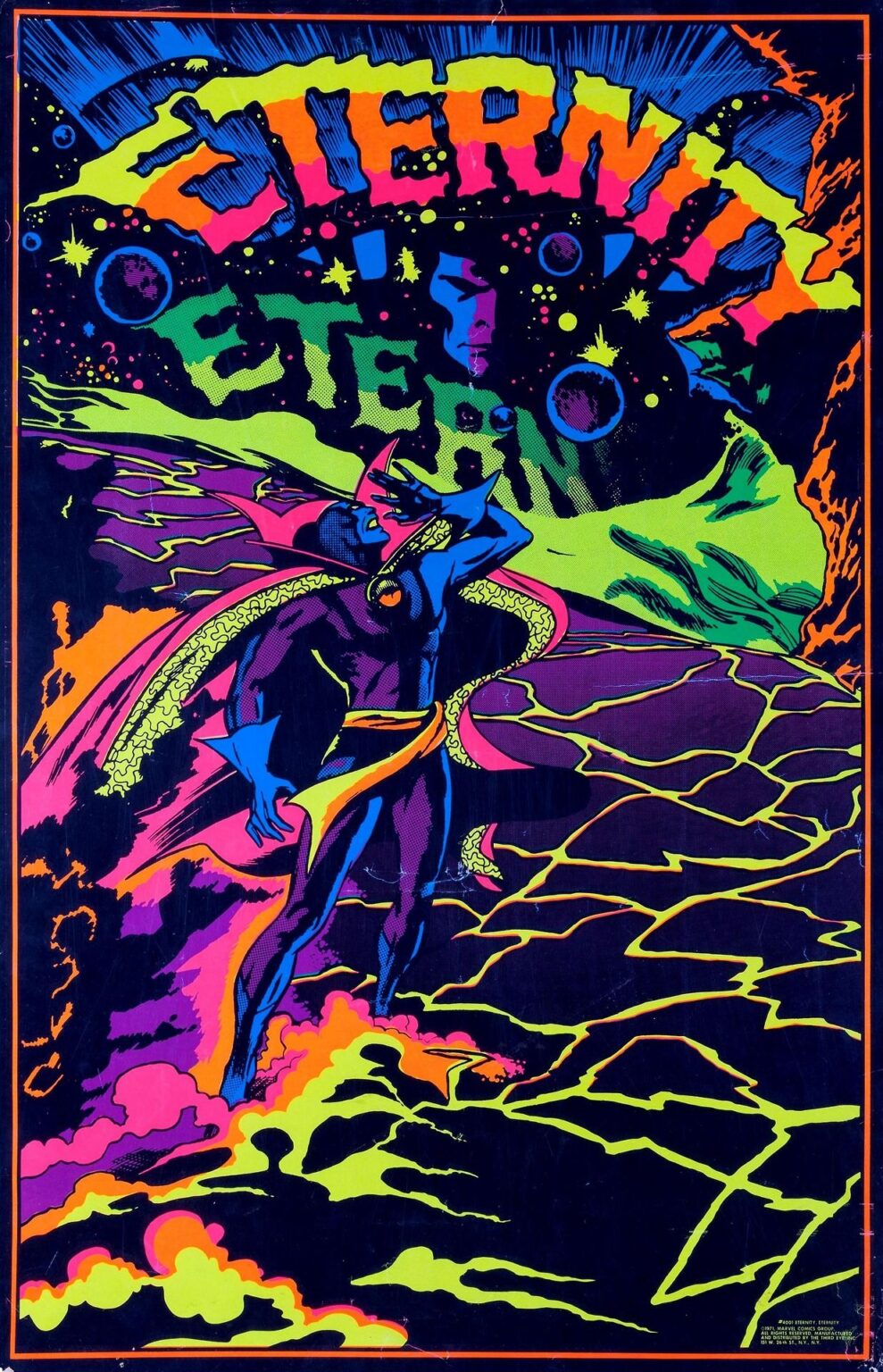Dig the Prints Included in the MARVEL CLASSIC BLACK LIGHT POSTERS ...