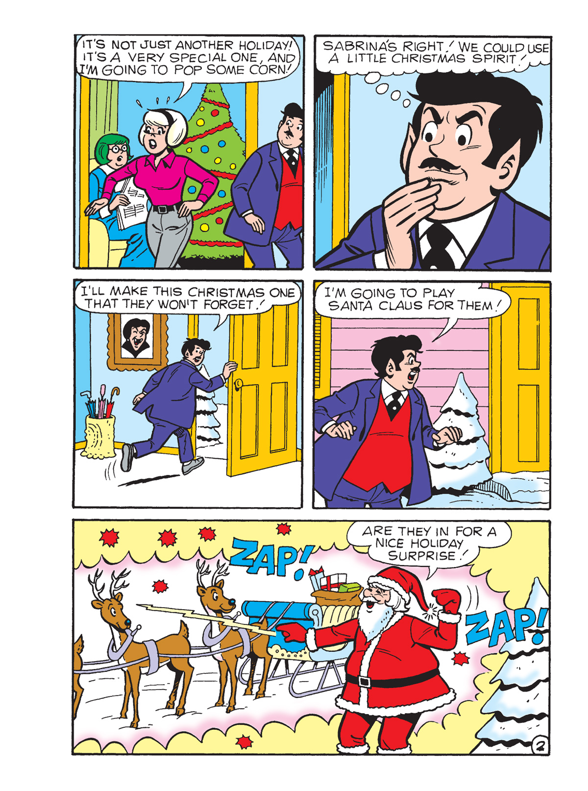 Another Groovy Archie Comics Christmas Treat Is Coming To Town 13th Dimension Comics 9390