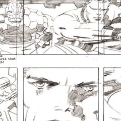 THE KING IN MOTION: Dig These Animated FANTASTIC FOUR Storyboards by JACK KIRBY