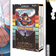 BATMAN ’89 and SUPERMAN ’78 Comics to Get Rad VHS Homage Box Set
