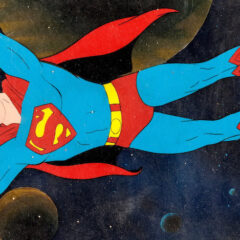 Dig These 13 Groovy FILMATION SUPERMAN Original Animation Cels