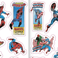 MARVEL Celebrates Silver and Bronze Ages With New Retro STICKER BOOK