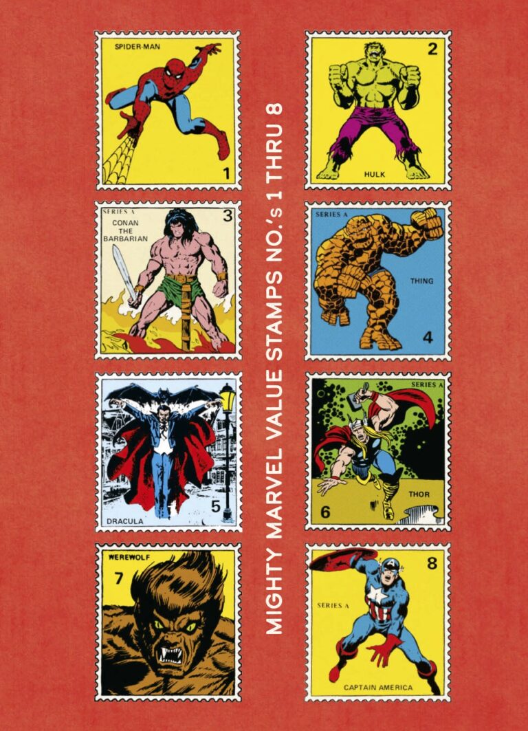 13 GREAT PAGES From MARVEL VALUE STAMPS A Visual History 13th