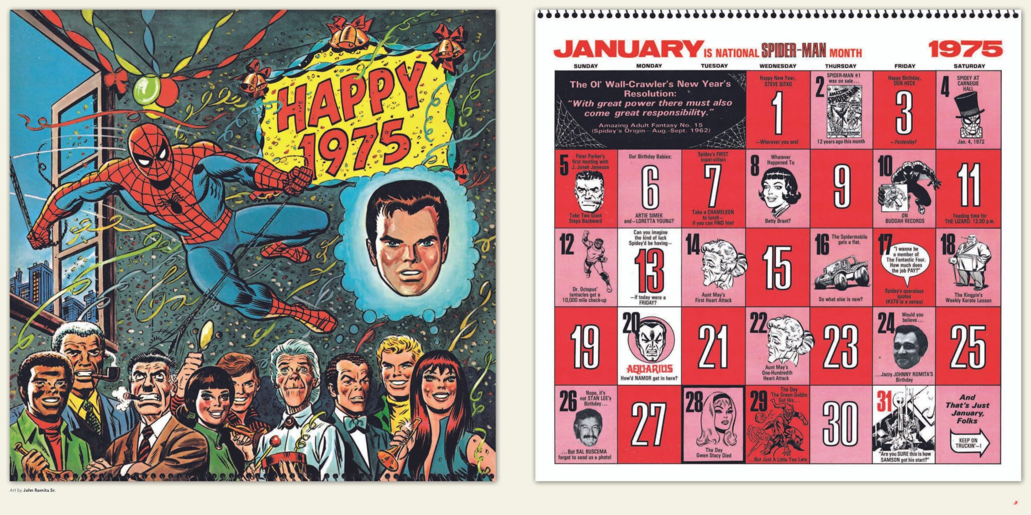 Here’s the INSIDE SCOOP on the MIGHTY MARVEL CALENDAR BOOK