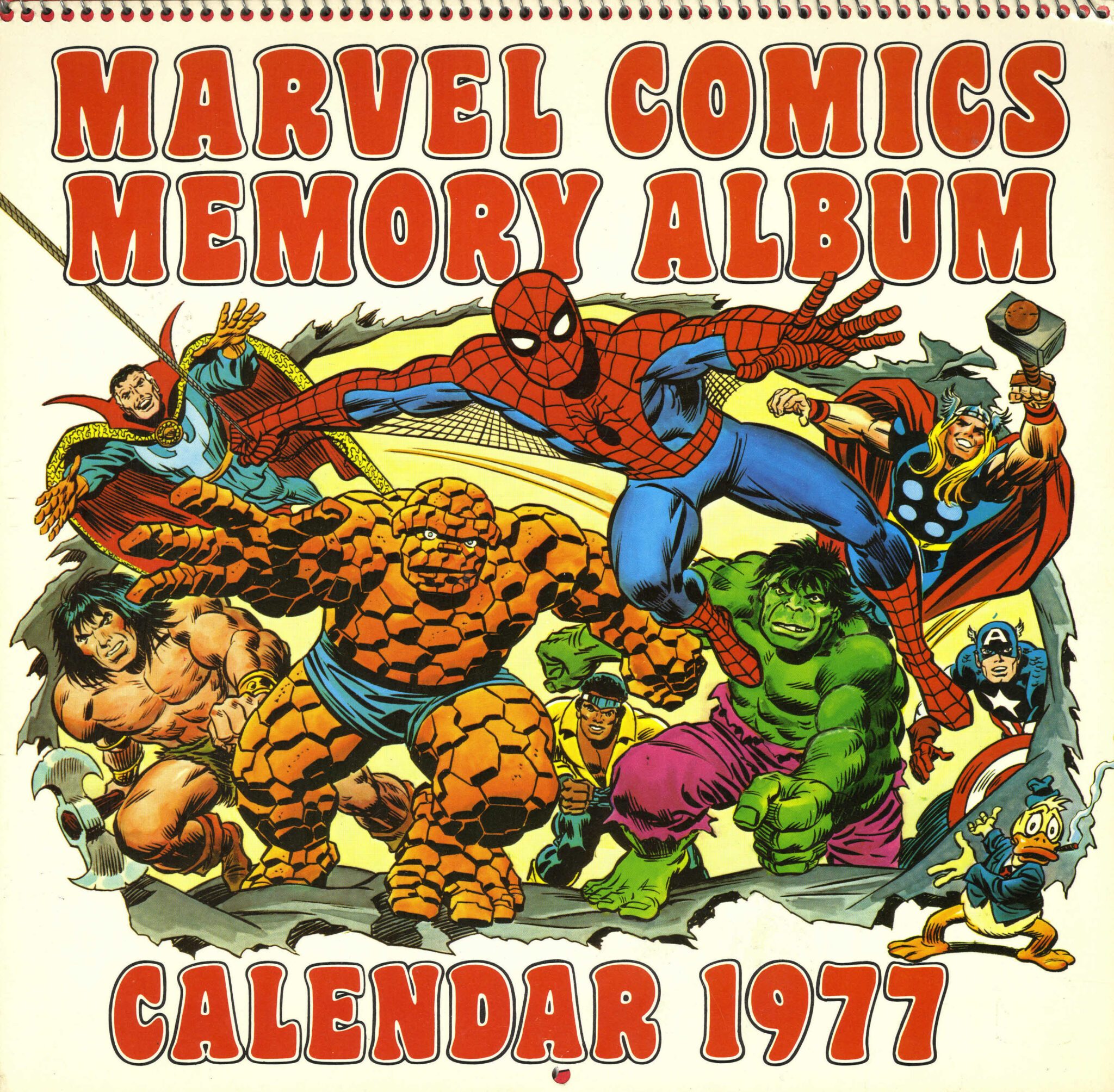 Here’s the INSIDE SCOOP on the MIGHTY MARVEL CALENDAR BOOK