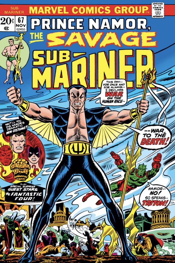 Sub-Mariner #22 (February, 1970)  Attack of the 50 Year Old Comic