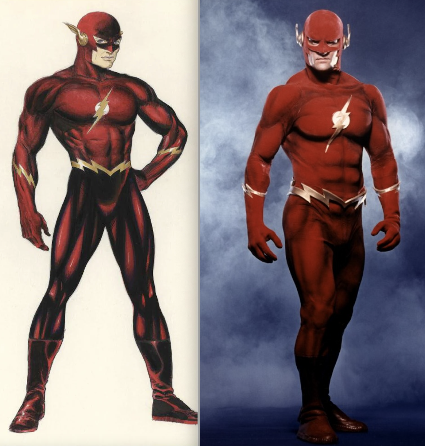 Dig DAVE STEVENS’ 1990 TV FLASH Costume Design | 13th Dimension, Comics ...