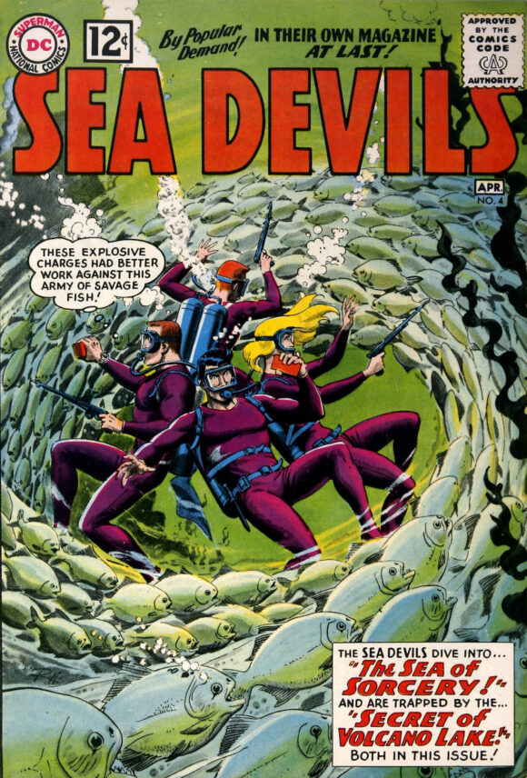 Lot - A group of DC Sea Devils and Showcase comics