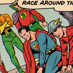WHO’S FASTEST? Dig the Hilariously Unexpected Race Between Golden Age FLASH and SUPERMAN