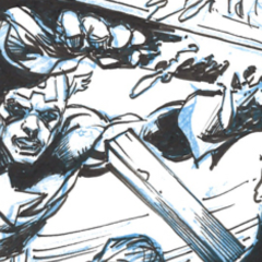 Dig NEAL ADAMS’ Never-Published Inks Over GENE COLAN’s CAPTAIN AMERICA