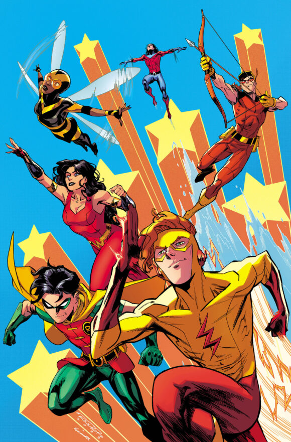 Dig MIKE ALLRED's Wonderfully Grotesque WORLD's FINEST: TEEN TITANS #4  Cover