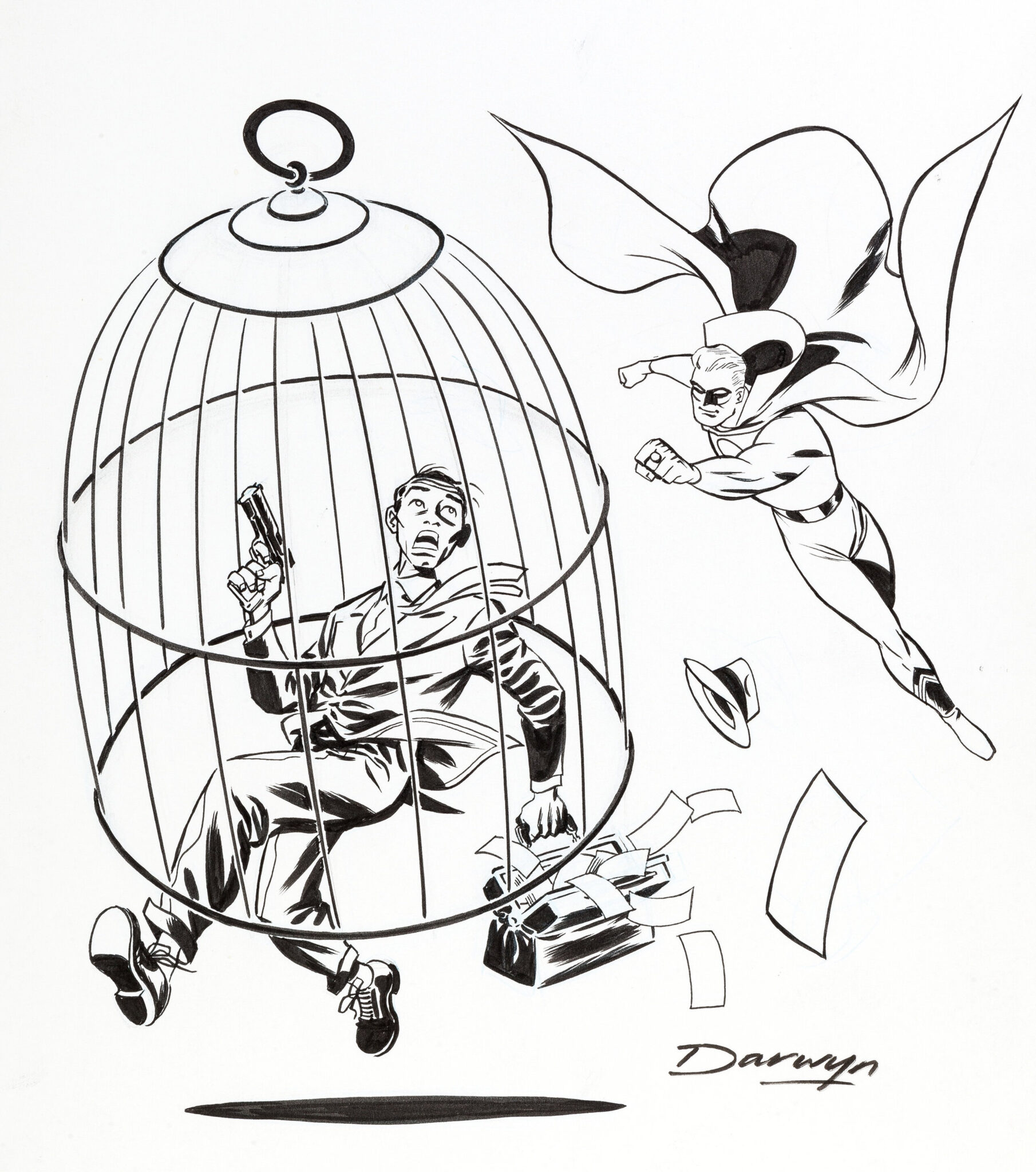 13 ILLUSTRATIONS A DARWYN COOKE Birthday Celebration 13th