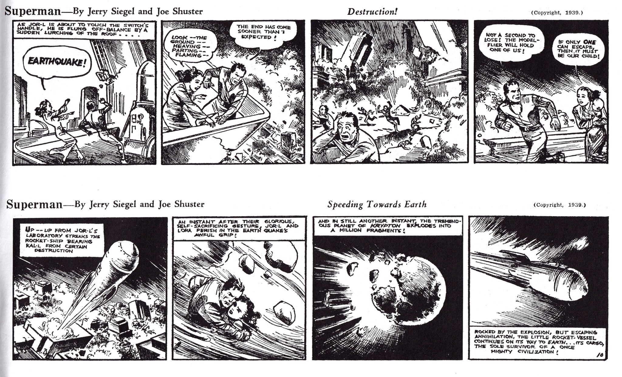 Dig the FIRST 13 SUPERMAN NEWSPAPER STRIPS: An 85th Anniversary ...