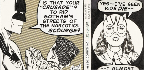 Groovy MARSHALL ROGERS BATMAN Original Comic Strip Art Up for Auction