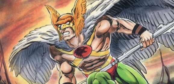 Dig This Groovy — and Offbeat — NEAL ADAMS HAWKMAN Painting